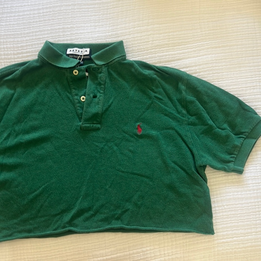 cropped vintage Ralph Lauren reworked top